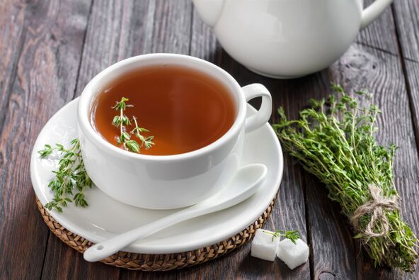 Use of thyme tea to increase male potency